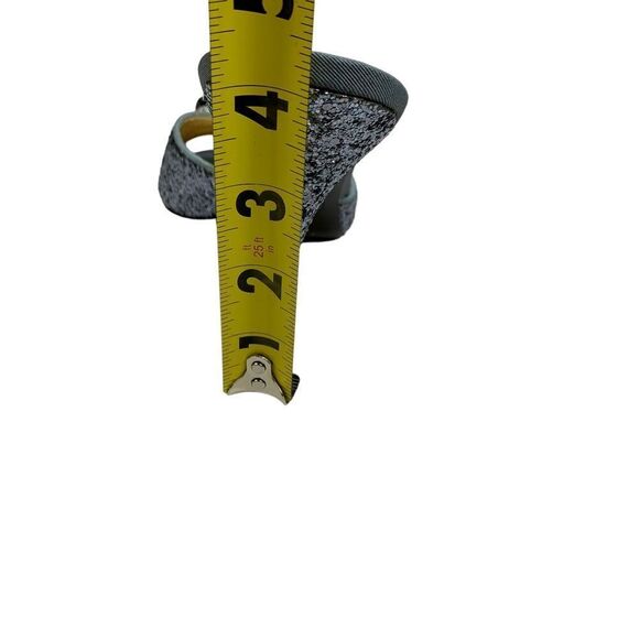 Hale Bob Bo Blue Glitter Heels Rhinestones Jewels Bows 8.5 Slides Mules - Picture 9 of 11